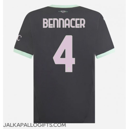 AC Milan Ismael Bennacer #4 Kolmaspaita 2024-25 Lyhythihainen